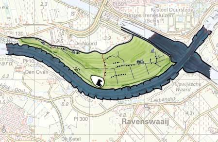 Bosscherwaarden R36-1 De Bosscherwaarden is een uiterwaard gelegen aan de rechteroever van de Neder-Rijn net voorbij de kruising van het Amsterdam-Rijn kanaal met de Neder-Rijn.