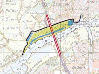 Bossenwaard R5-2 De Bossenwaard is een uiterwaard gelegen aan de rechteroever van de Lek.