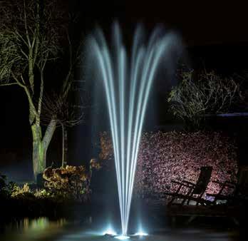 AquaFlow vijverpompen met hoge opvoerhoogte Krachtige vijverpompen met hoge opvoerdruk, geschikt voor watervallen, fonteinen en beeklopen.