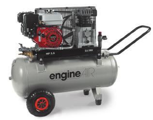 AIRWORKS ENGINEAIR MOTOR AANGEDREVEN COMPRESSOREN Airworks EngineAir motor aangedreven industriële 2 cilinder zuigercompressoren zijn ontworpen voor de flexibele toepassingen.