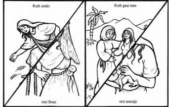 Noömi en Ruth keren terug naar Bethlehem - Boaz Leer de vragen en antwoorden: 1.