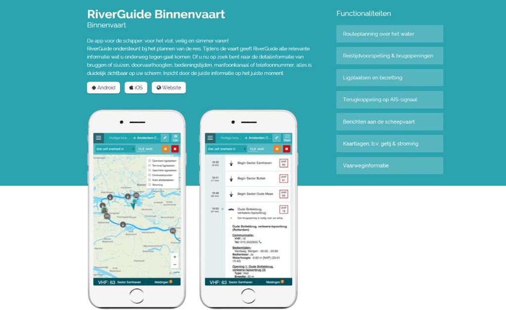 Blauwe Golf Twentekanalen & RiverGuide (1) Informatieplatform met 5 modules 1.