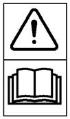 NL NEDERLANDS SYMBOLEN Op de machine ziet u de volgende symbolen om u eraan te herinneren dat voorzichtigheid en oplettendheid bij gebruik geboden is.