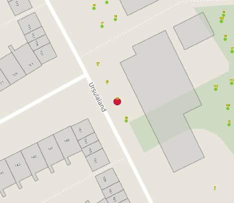 Ursulaland 29 acacia Robinia Coordinaten: