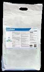 KARMA Karma is een effectief contactfungicide met zowel preventieve als curatieve werking tegen echte meeldauw.