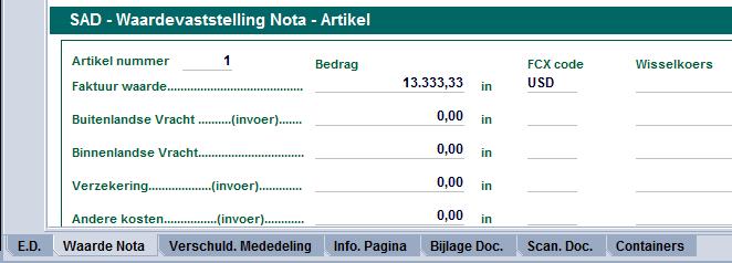 4.6 Zich bewegen tussen de artikelen 4.5 Toevoegen van meerdere artikelen Na alle gegevens van het eerste artikel te hebben ingetoetst kan men meerdere artikelen toevoegen.