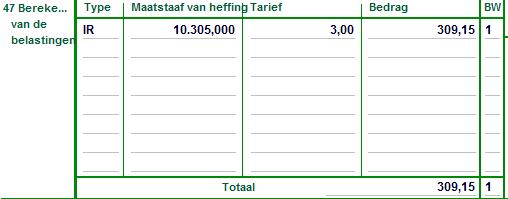 1 Verschuldigdheid Mededeling en betalingen Figuur 30: Bericht voltooiing validatie Vink de gewenste optie af en klik [ ] om verder te gaan of klik alleen op [ ] om verder te gaan.