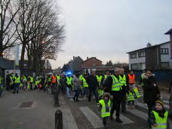 De politie begeleiding liet ons nog extra opvallen door hun zwaailichten aan te zetten! Bij aankomst werd er een warm drankje aangeboden.