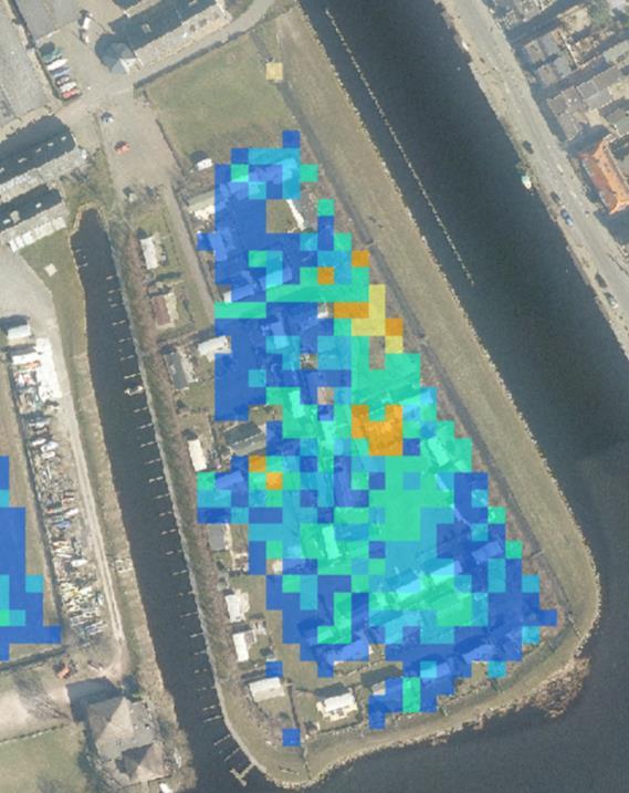 Bijlagen watergebiedsplan en toelichting op het peilbesluit Bonte Kriel en Hellegatspolder Figuur B-11 Inundaties camping in waterplanner met basisinstellingen Watersysteem Werking watersysteem op