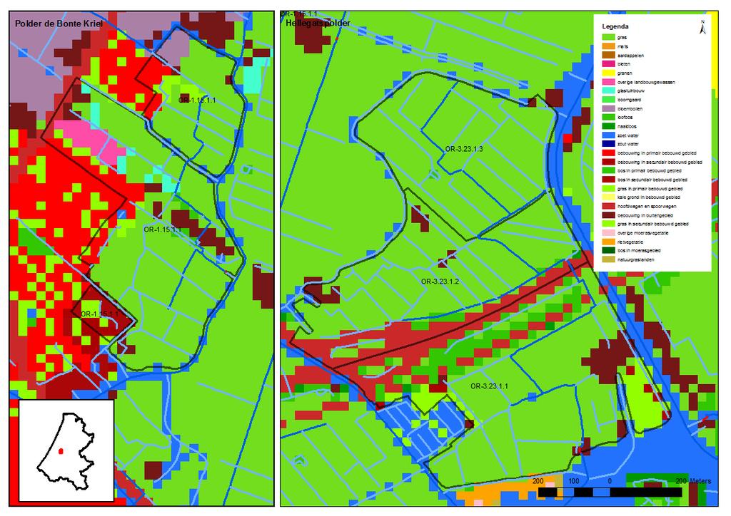 Bijlagen watergebiedsplan en toelichting op het peilbesluit Bonte Kriel