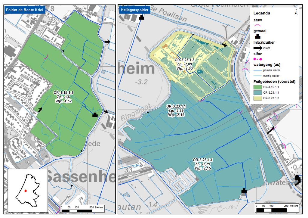 Bijlagen watergebiedsplan en toelichting op het peilbesluit Bonte Kriel en