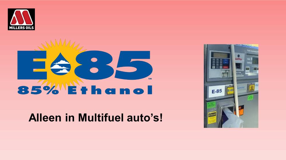 Dit is bio ethanol de huidige is toegevoegd