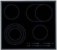 uitschakeling Kinderslot Akoestisch signaal Restwarmteaanduidingen Aansluitwaarde: 7,1 kw 560 x 490 x 38 mm Afmetingen toestel (BxDxH): 576 x 516 x 38 mm Probox: PBOX6IR: 79 560 x 490 x 53 mm