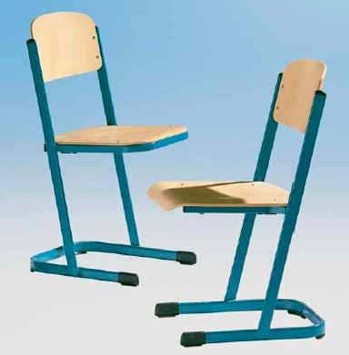 ST40 De leerlingenstoelen in de serie ST40 zijn ergonomisch gevormd en uiterst stabiel. Ze zijn stapelbaar en voorzien van bescherming tegen beschadiging bij het stapelen.