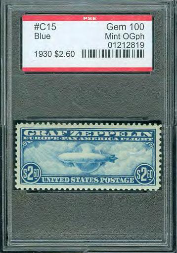 30 brown 1930 Graf Zeppelin, cert.