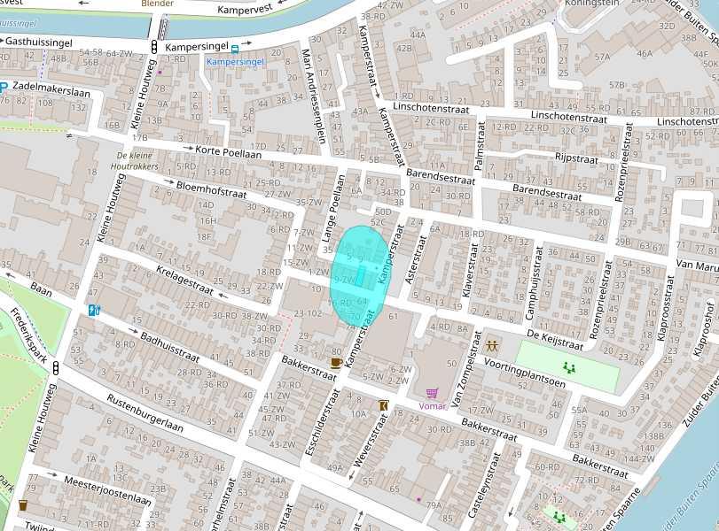 Milieu Schneevoogtstraat 13 zw Omgevingsrapportage kadastraal perceel