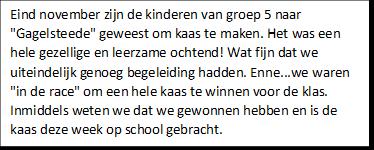 Activiteiten Brede school Activiteit Dag Tijd Groep Locatie Turnen Maandag 15.00-15.45 1 en 2 Gymzaal Willibrordstraat 45 Knutselen Donderdag 14.