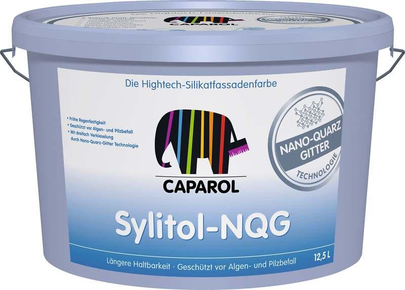 Sylitol NQG High-Tech-buitenmuurverf door een speciale combinatie van kaliwaterglas met Nano-kwartsstructuur voor schone gevels.