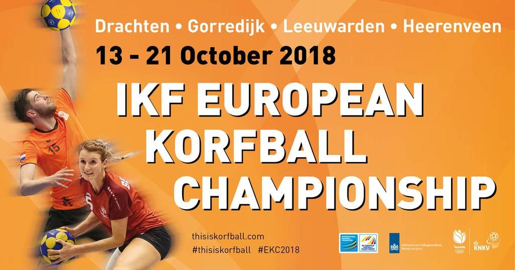 EK Korfbal: ticketverkoop en vrijwilligers Over ruim een maand speelt TeamNL Korfbal het EK in Friesland.