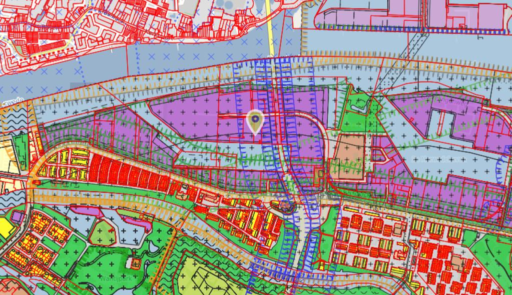 Bestemmingsplan Het geheel valt onder de regels van het bestemmingsplan "Staart" d.d. 25-06-2013 van de Gemeente Dordrecht en is bestemd voor "bedrijf art.3". a. bedrijven; b.