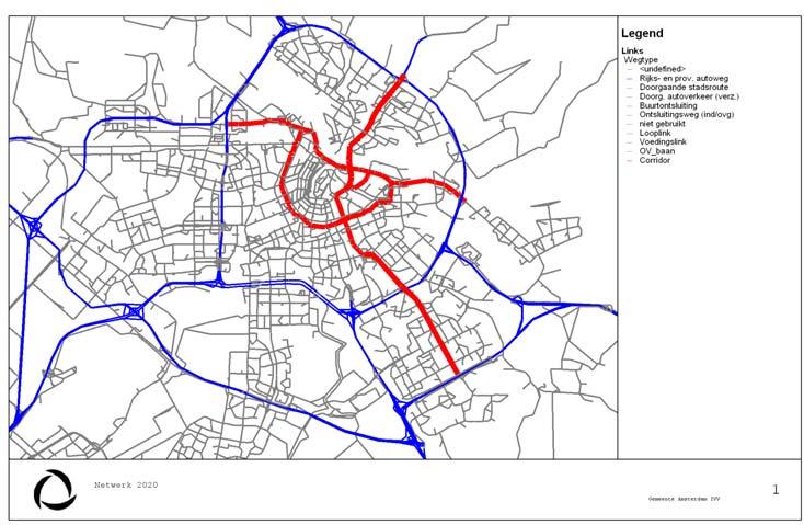 Pagina 5 van 14 gemiddelde zijn alle wegvakken in het verkeersmodel GenMod gebruikt die liggen in de gemeente Amsterdam 9.