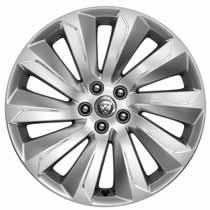 c.m. Remsysteem met 350 mm remschijven voor (020DA) of als onderdeel van Performance Pack (187EA) 18" 5-Spoke 'Style 5048' Silver Voor