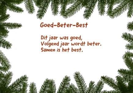 Deze vergadering zal in het teken staan van de naderende kerstviering. Op 10 december organiseert de ouderraad de eerste klusavond.