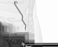 Sluiten Druk alvorens de motorkap te sluiten de steun in de houder. Laat de motorkap zakken en laat deze vanaf een lage hoogte (20-25 cm) in de grendel vallen.