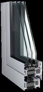 Avantis 75 Aluminium Ramen en Deuren Avantis 75 is een hoogwaardig thermisch onderbroken 3-kamer systeem voor ramen en deuren met een bouwdiepte van 75 mm.