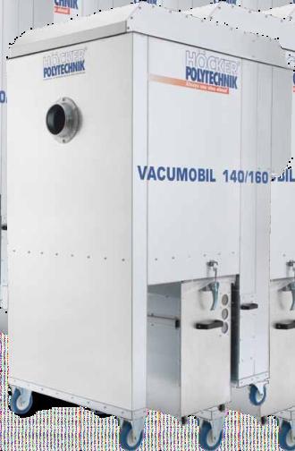 Andere producten in ons assortiment Vacumobil 140/160 De innovatieve mobiele ontstoffers Vacumobil 140/160 van Höcker Polytechnik zetten