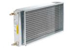 Koel- en verwarmingsbatterijen VEX200 De volgende koel- en verwarmingselementen zijn beschikbaar voor de VEX200-serie: Waterverwarmingselementen - HW Niet geïsoleerd extern waterverwarmingselement.