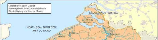 Figuur 2. Internationaal stroomgebied van de Schelde (Bron: Internationale Scheldecommissie (ISC)) 1.