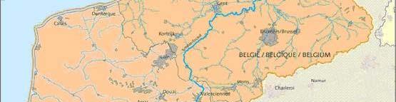 De territoriale zee grenst aan de kust en is 12 zeemijlen breed. Buiten het territoriaal gebied bevindt zich de Belgische EEZ, die samenvalt met het Belgisch Continentaal Plat (BCP).