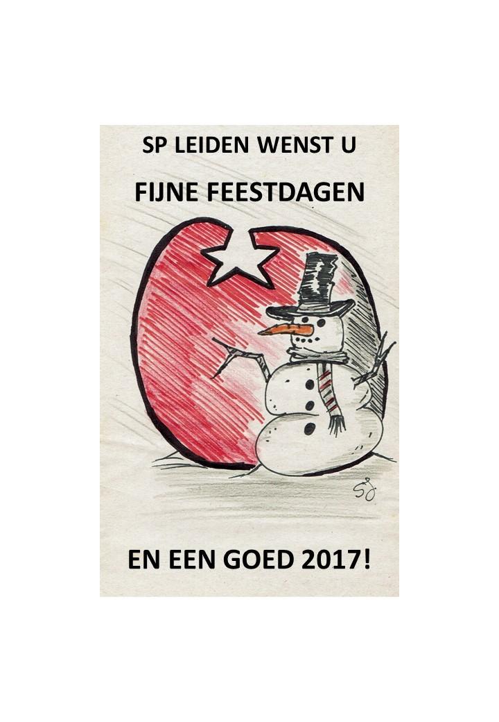 Over de R ie Afdelingsbijlage van de SP in Leiden Jaargang 16 Nummer 12 / December 2016 Website: leiden.sp.nl Facebook: www.facebook.