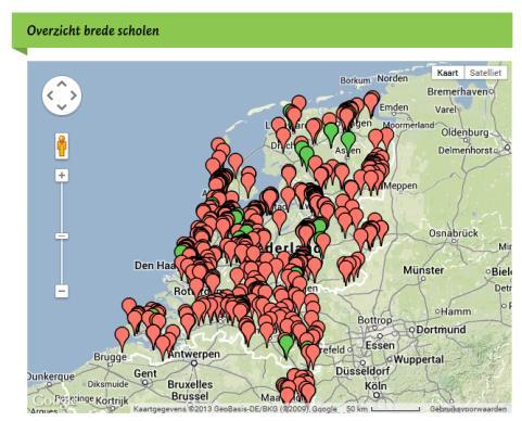 - een start gemaakt zal worden met een (sub-)website op de website van een van de schoolbesturen die participeren in de Brede school Moerdijk; - een beeldmerk voor de Brede school Moerdijk zal worden