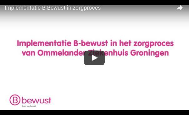 Project B-bewust in bedrijf B-bewust via zorgverleners onder de aandacht brengen van patiënten.