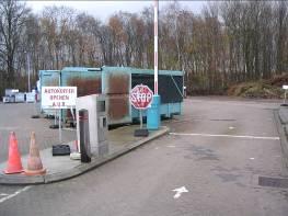 containerparken volgens het principe van geautomatiseerde Diftar.