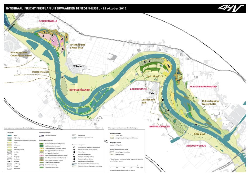 Het resultaat mag er zijn Een mooi groen lint langs de IJssel Waterschap Maar 5