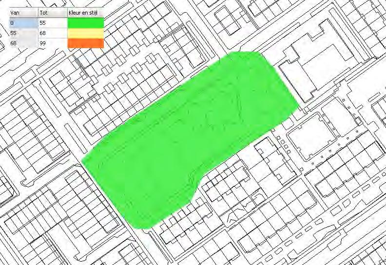 3.2 Onderzoek Voor het spoorwegtraject Gouda-Rotterdam (zone 600 meter) is berekend wat de geluidsbelasting op het onderzoeksgebied is.