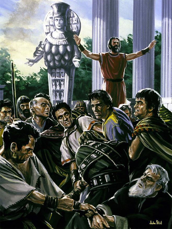 19:28) Paulus had een offer ontvangen van de kerken in Macedonië en Achaje voor de kerk in