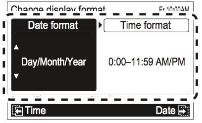 4 Als gedrukt wordt op de [Annuleerknop] gaat het display terug naar het scherm Submenu. Als bovendien wordt gedrukt op de [Menuknop] gaat het display terug naar het scherm Monitor.