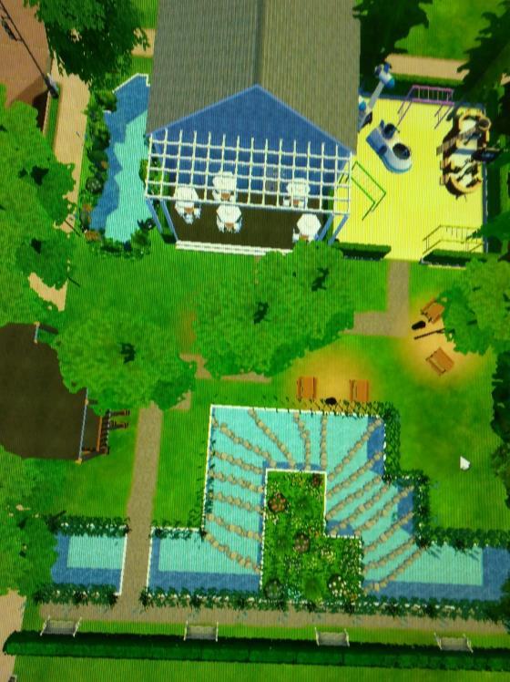 Twee ideeën met beschrijving 1: Het idee wat hier is afgebeeld is gemaakt in de Sims.