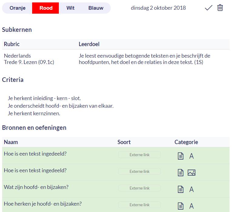 Denken in doelen Welkom Klas 2 PTO MAS Portaal