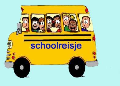 Schoolreisje: algemene informatie Groep 3, 4 en 5, De kinderen van deze groepen worden donderdag 20 september tussen 8.30 u en 8.45 u. op school verwacht.