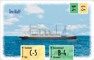 Een rondreis over de Oostzee heeft er slechts 3, een over de Grote Oceaan heeft echter 6 trajecten.