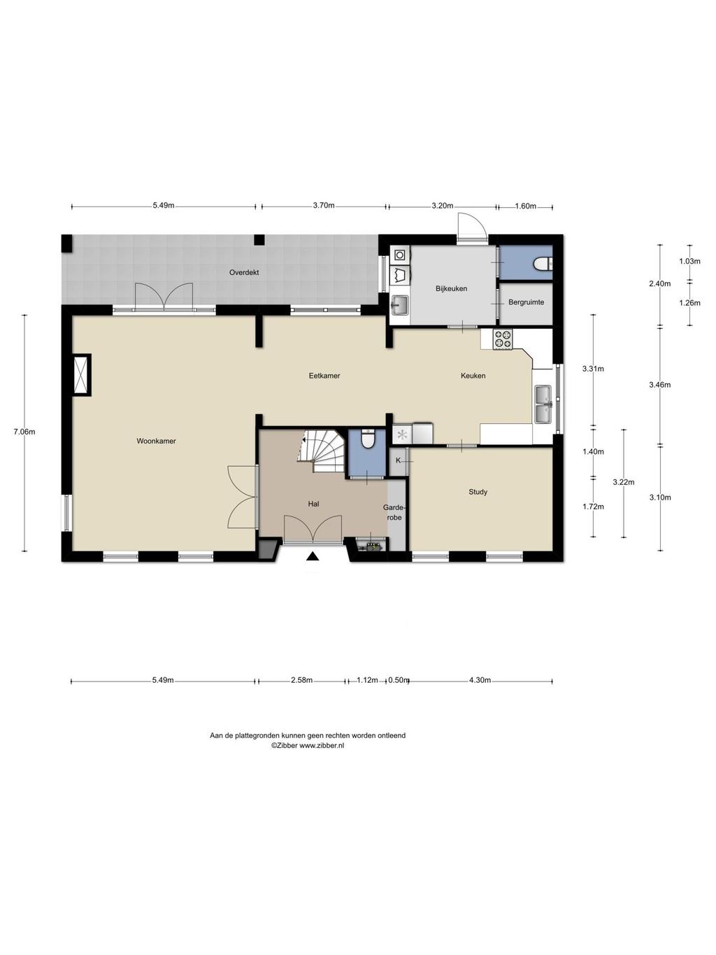 Plattegrond Begane grond De