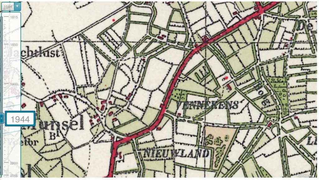 Bestaande situatie Historie De Schijndelseweg vormt sinds ca 1890 een verharde verbinding tussen het dorp Boxtel en Schijndel.