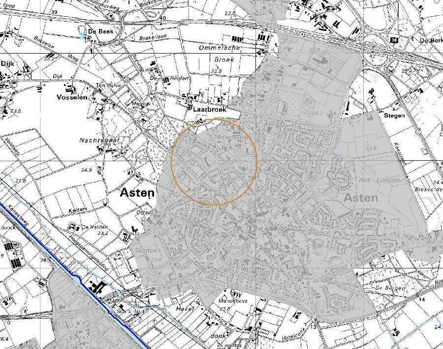 Molenbiotoop Een molenbiotoop bestaat uit twee cirkelvormige zones rond de traditionele windmolens, met een straal van 100 respectievelijk 400 meter vanaf de molen.