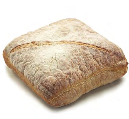 Elke Pain Pérène krijgt 40 uur de tijd, van kneden tot bakken, waarbij de smaak zich goed kan ontwikkelen. Dit brood heeft het model van een baksteen.