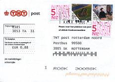 Post &Techniek, oktober 2008 (tekstdeel van Mechanisatieknipsels nr. 19) Blad 16 De ontvanger van een brief met portkaartje kan ook weigeren te betalen.